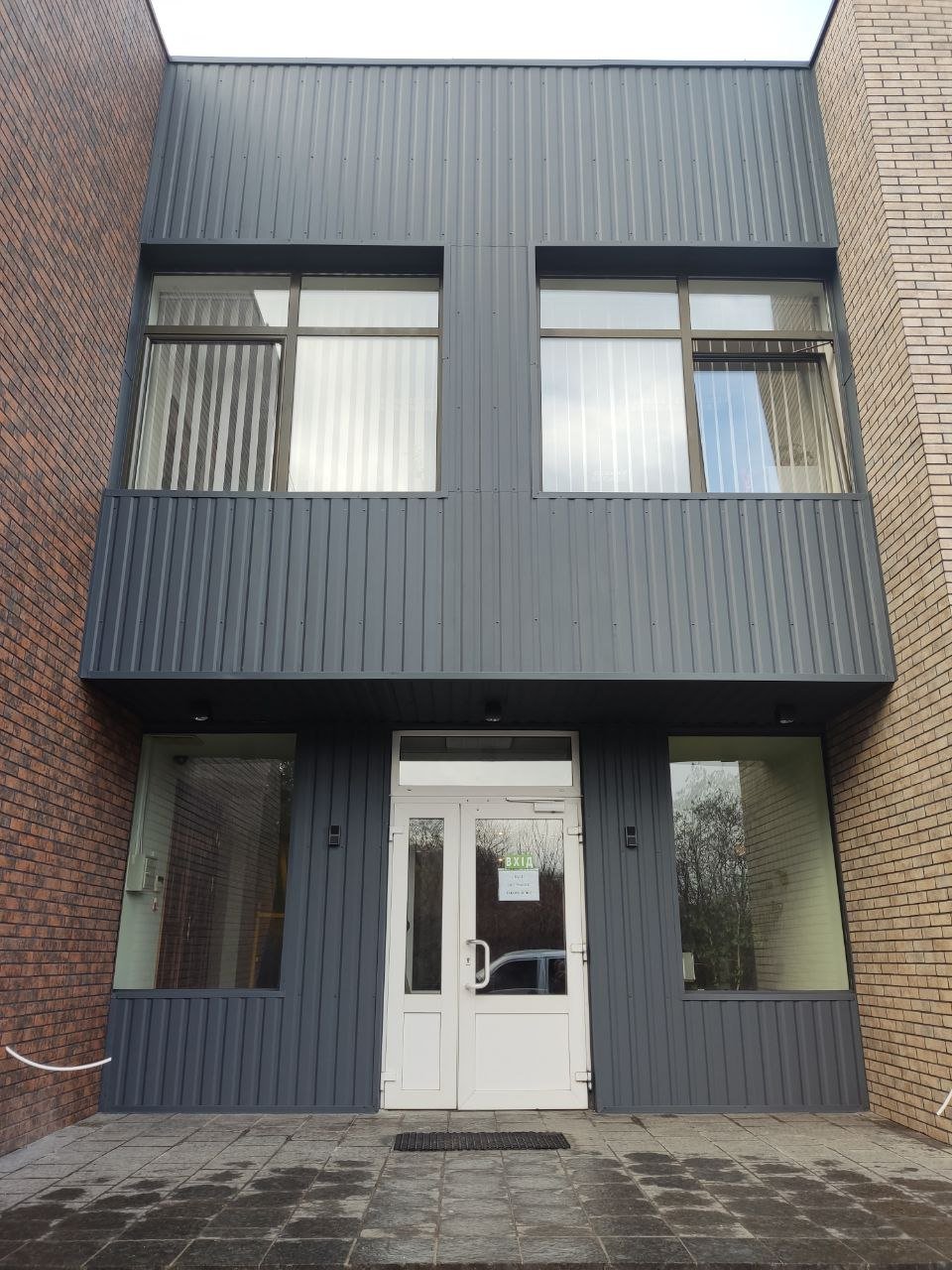 фасад из профнастила