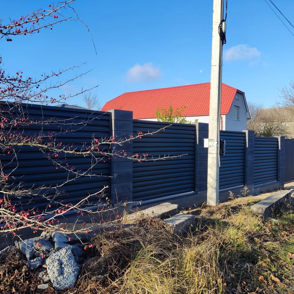 Паркан жалюзі | Забор жалюзи