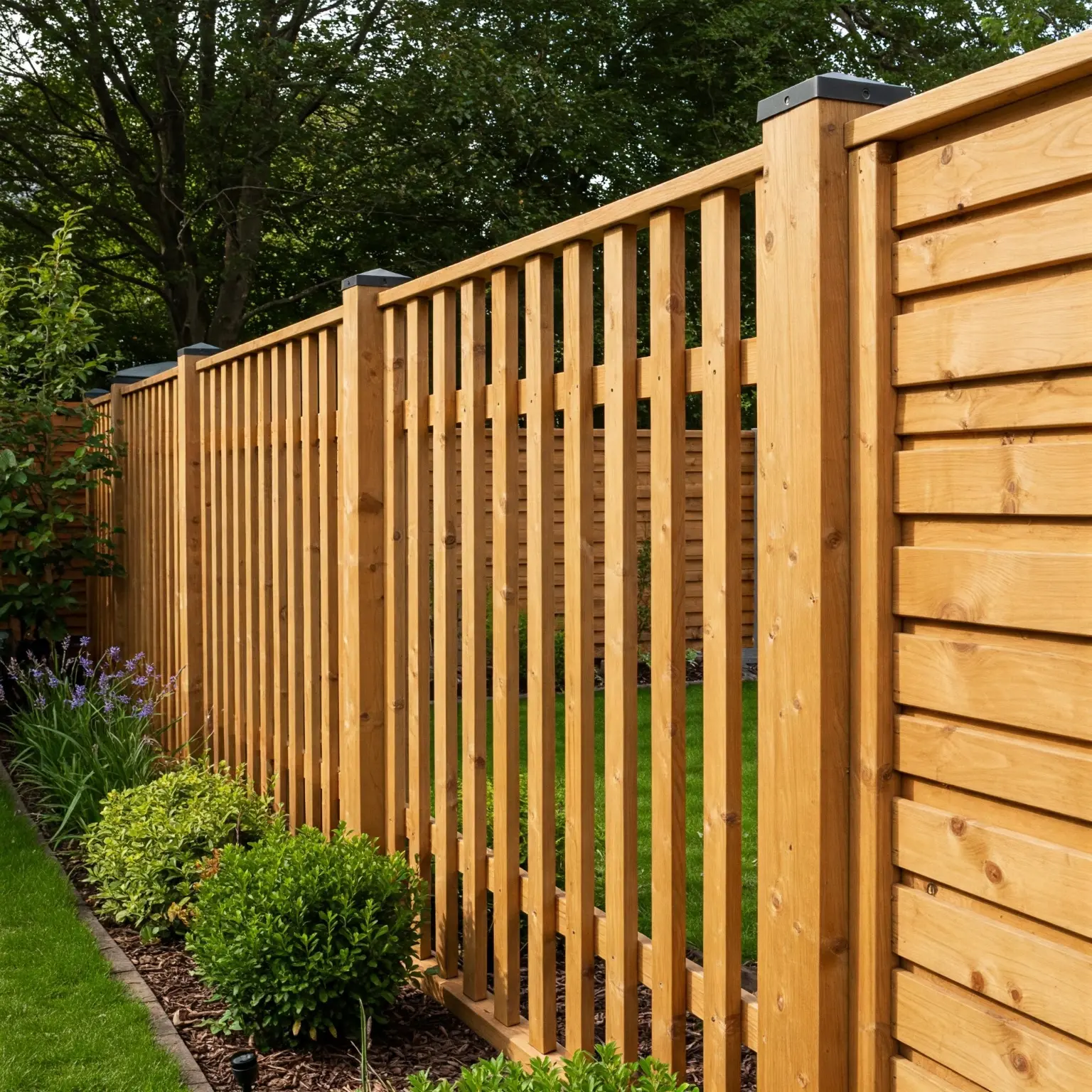 Забор из дерева/ Паркан з дерева